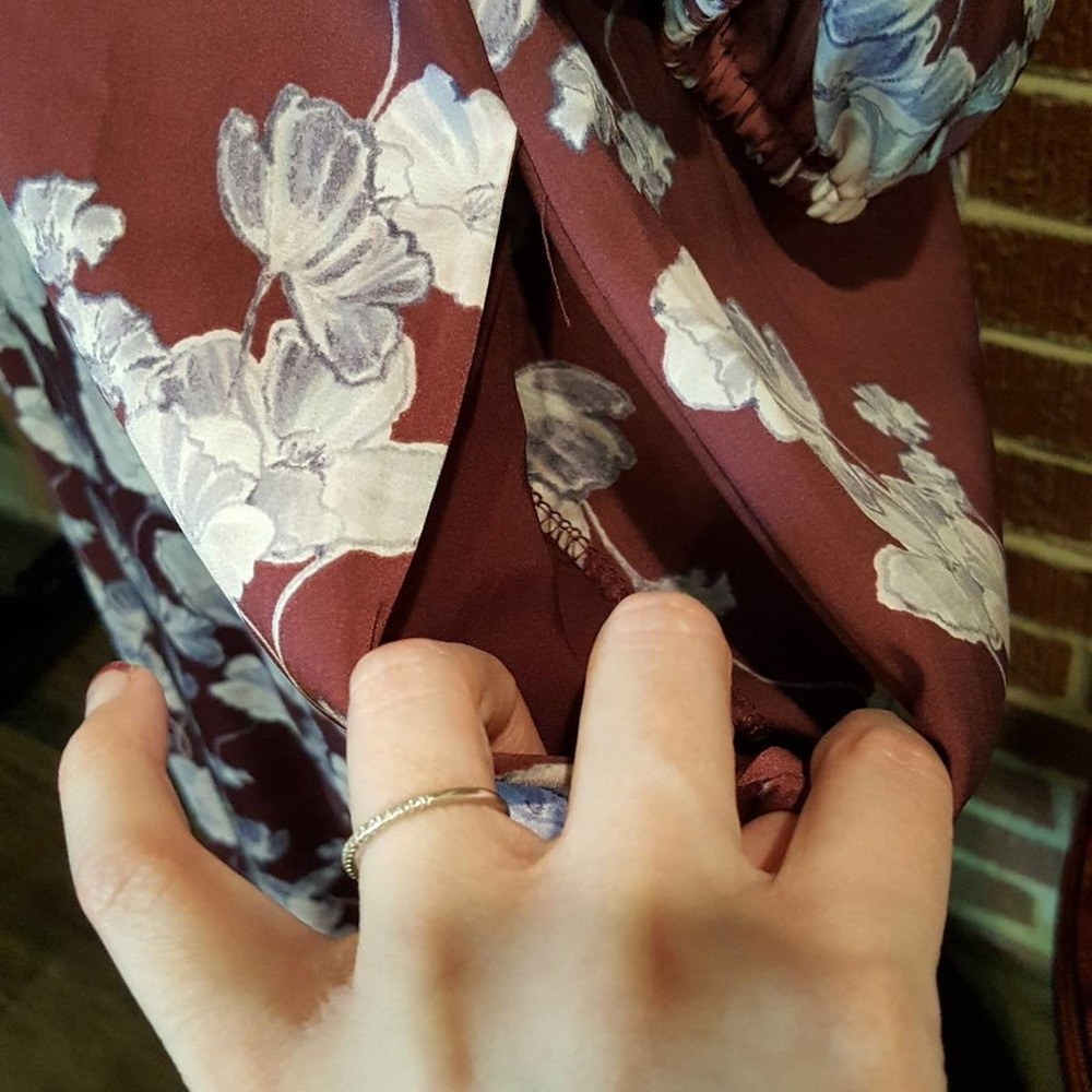 Anthropologie Gal Meets Glam Adelaide Empire Waist Floral Midi Dress 16 NWT - Picture 7 of 12